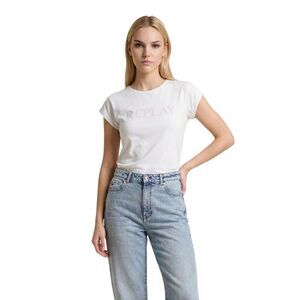 Replay White Cotton Women's T-Shirt